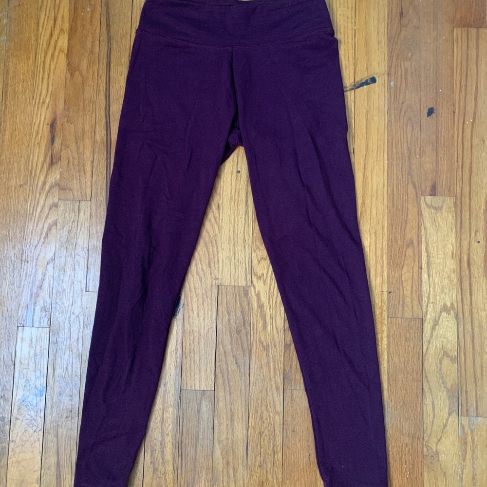 Maroon Aerie Leggings